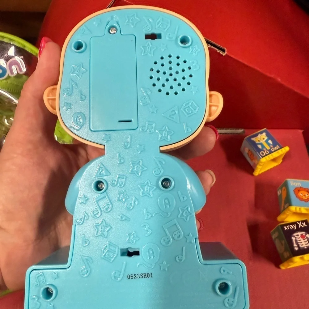 CocoMelon Clear Backpack & JJ Interactive Phonics Toy Set